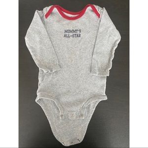 ☀️Carter’s 12M Mommy’s All-Star Bodysuit